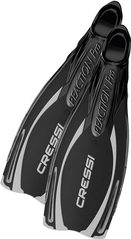 Cressi Pinne Reaction Pro n° 42/43 col. NERO ARGENTO